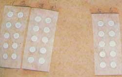 Patch Test applied to back