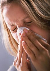 sneezing